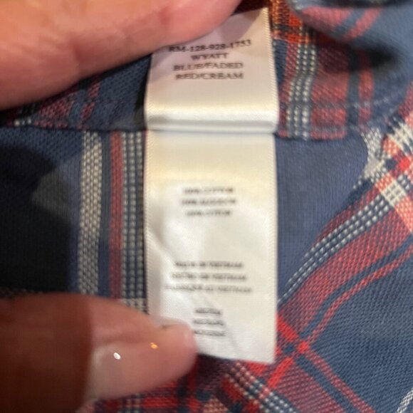 RAILS Wyatt Men's Valencia Sun Plaid Button Down Long Sleeve Shirt -EUC - M - Picture 9 of 9